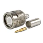 TELEG&Auml;RTNER TNC tiesus ki&scaron;tukas RG-58 koaksialiniam kabeliui, crimp/lituoti, 50 omų, DC-11 GHz