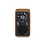 Sangean WR-9 ne&scaron;iojamas FM radijas, tikro rie&scaron;utmedžio korpusas, vintage dizainas, Bluetooth, 8W