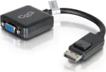 C2G 20cm DisplayPort vyri&scaron;kas į VGA moteri&scaron;kas aktyvus adapterio kabelis 84323