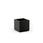 STEFANPLAST Ethica kvadratine gėlių dėžė 36x36x35 cm pilka