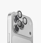 UNIQ Optix Aluguard (DX2) fotoaparato objektyvo apsauga iPhone 18 Pro / 18 Pro Max - sidabrinė su aplikatoriumi
