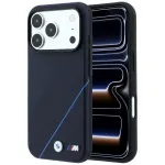 BMW M Tire Track Blue Line MagSafe dėklas iPhone 18 Pro / 17 Pro, tamsiai mėlynas