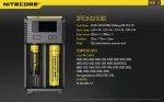 Nitecore New i2 Intellicharger dviejų lizdų baterijų įkroviklis
