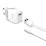 Celly TCUSBTYPEC universalus mobiliojo įrenginio kroviklis, baltas, USB, patalpoms