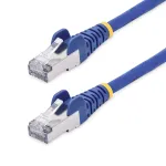 StarTech.com 2m mėlynas CAT8 eterneto kabelis, apsaugotas nuo užkabinimo, RJ45, 25G/40G, 2000MHz, 100W PoE++, S/FTP, 26AWG gryna varinė viela, LSZH, ekranuotas tinklo pataikymo laidas su įtempimo mažinimu, individualiai i&scaron;bandytas