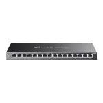 TP-Link Omada 16 prievadų Gigabit valdomas jungiklis su 8 PoE+ prievadais, L2/L2+, 19 inch stelažui