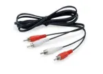 Equip 147094 garso kabelis 2,5 m 2 x RCA juodas