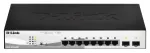 D-Link DGS-1210-08P/E valdomas L2 Gigabit Ethernet (10/100/1000) PoE jungiklis, juodas