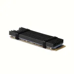 Axagon CLR-M2L6 Pasyvus aliumininis radiatoriaus &scaron;ilumos &scaron;alintuvas M.2 SSD diskams, dydis 2280, auk&scaron;tis 6 mm