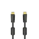 Hama HDMI laidas High-speed, Ki&scaron;tukas - Ki&scaron;tukas, 4K, Ethernet, Auksuoti kontaktai, 10,0 m