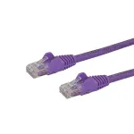 StarTech.com N6PATC10MPL violetinis Cat6 jungiamasis kabelis be užkabinimų, RJ45 UTP, 10 m, 650 MHz, 100W PoE, 24AWG, su lenkimo apsauga