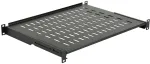 Rack lentyna LOGON RAS400BL Juoda 50 kg talpa 19 colių