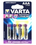 VARTA Ultra Lithium AAA 1,5V 4 vnt. baterija