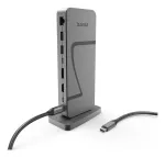 Hama Connect2Office Speed 00200200 USB4 jungčių stotis, USB-C, PD, 40 Gbit/s, 10 prievadų