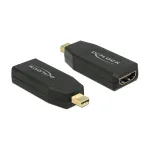 Lyties keitiklis DeLOCK 65583 mini DisplayPort 1.2 į HDMI, juodas