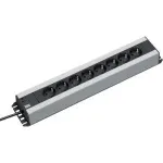 Prailginimo blokas Bachmann 300.002 2m 12 AC lizdų Juoda Pilka
