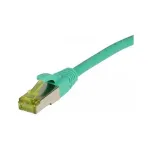 Pataisos laidas RJ45, CAT6A 500 MHz, 5 m, žalias, S-STP (S/FTP), TPE/LSZH (Ultraflex), AWG26, su Cat.7 žaliava, Synergy 21 (S217677)