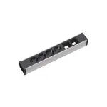 Prailginimo blokas 4 AC lizdai Bachmann 912.007 Juoda Sidabrinė