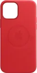 Apple (PRODUCT) RED Dėklas Mobiliesiems Telefonams - su MagSafe - Oda - Raudona - iPhone 12 Pro Max (MHKJ3ZM/A)