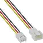 InLine 3 kontaktų Molex ventiliatoriaus laido ilginimas, 1 m