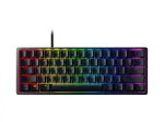 Razer Huntsman Mini 60% žaidimų klaviatūra, optomechaniniai Purple jungikliai, RGB LED ap&scaron;vietimas, NORD i&scaron;dėstymas, laidinė