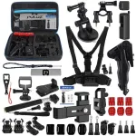 Puluz 43 dalių priedų rinkinys sportinėms kameroms (tinka Osmo Action 5 Pro, Ace Pro 2) PKT47
