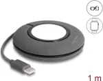 DeLOCK 83019 USB Type-C susukamas magnetinis įkrovimo kabelis, skirtas Apple Watch, 1 m, pilkas