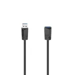 Hama 00200628 USB laidas 1,5 m USB A juodas