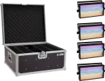 EUROLITE LED Super Strobe rinkinys 20000679 &ndash; 4 LED stroboskopiniai prožektoriai su transportiniu dėklu
