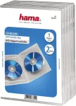 Hama Double DVD Jewel Case, 5 vnt., permatomas 2 diskams