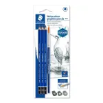 Spalvoti pie&scaron;tukai Staedtler Mars Lumograph aquarell Multi, 4 vnt.