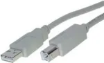 USB laidas ShiverPeaks BS77025 5 m USB 2.0 A į B pilkas