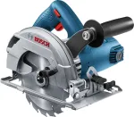 Bosch GKS 600 rankinis diskinis pjūklas 16,5 cm, juoda, mėlyna, 5200 aps./min., 1200 W