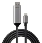 Lindy 43504 USB Type-C į DisplayPort laidų adapteris 2 m Pilka