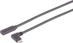 USB laidas S/CONN 13-54025 USB 3.2 Gen 2x2 1 m USB C pilkas