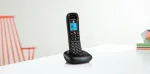 Motorola CD4001 DECT belaidis ragelis su garsiakalbiu ir skambučio ID, juodas