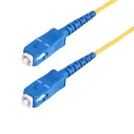 StarTech.com 100m (328ft) SC į SC (UPC) OS2 vienmodis paprastas &scaron;viesolaidinis kabelis, 9/125&micro;m, 40G/100G, atsparus lenkimui, maži įterpimo nuostoliai, LSZH &scaron;viesolaidinis jungiamasis laidas