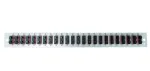 Priekinis skydelis 19 inch dėžėms EFB Elektronik SB-FP-24SC-D-V-OM3 &mdash; 1U, 432&times;13&times;43.5 mm, pilkas