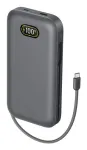 Belkin UltraCharge Pro Laptop Power Bank 27K 27000mAh 240W su integruotu USB-C laidu ir skaitmeniniu ekranu, anglies spalvos