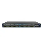 ALLNET ALL-SG8652PMJ-10G-850W pilnai valdomas Layer 2+ komutatorius, 52 prievadai (48x GbE PoE+, 4x 10G SFP+), PoE biudžetas 850W, 19 colių stelažinis, JSON API