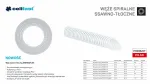 CELLFAST Siurbimo-i&scaron;leidimo žarna 19mm x 25m Skaidri Energy-Flex ant ritės