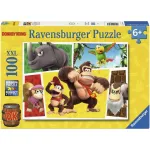 Ravensburger vaikų dėlionė Nintendo Super Mario &ndash; The Monkeys Are Loose! (100 dalių)