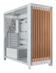 Corsair FRAME 5000D WOOD RS Vidutinio bok&scaron;to PC korpusas, Baltas/Rie&scaron;utmedis, Grūdintas stiklas, ATX, E-ATX, Micro-ATX, Mini-ITX, Plienas/Plastikas, Žaidimams