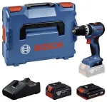 Bosch Professional GSB 18V-52 akumuliatorinis smūginis gręžtuvas-suktuvas su 2 akumuliatoriais 18V, L-BOXX (Retail)