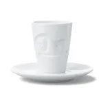 FIFTYEIGHT PRODUCTS Espresso Mug with Handle 80ml - Mischievous White