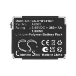 CAMERON SINO akumuliatorius, A2663 tipo, skirta Apple Watch Series 7 41mm A2473/A2475/A2476 (Cs-ipw741sh)