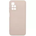 Evelatus Nano Silicone Case Soft Touch TPU, skirta Xiaomi Redmi 10, smėlio spalvos