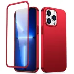 Joyroom 360 Full Case priekinis ir galinis dangtelis, skirtas iPhone 13 Pro Max, su grūdinto stiklo ekrano apsauga, raudona (JR-BP928 Red)