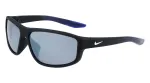 NIKE Brazenfield vyri&scaron;ki akiniai nuo saulės &ndash; matinio juodo rėmo, pilki polikarbonatiniai lę&scaron;iai, 62/14/130 mm