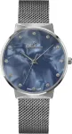 BELLEVUE Woman B14 33mm Quartz Watch Silver Stainless Steel Mesh